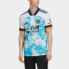 Camiseta wolves segunda 2021 azul y blanco tailandia. Camisetas Deportivas Futbol Wolverhampton Wanderers Adidas Espana