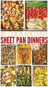 Have You Heard Of Sheet Pan Dinners They Are The New Rage And For Good Reason Here Are 20 Easy Sheet Easy Sheet Pan Dinners Sheet Pan Dinners Healthy Dinner