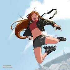Every time i lost balance, i stuck it down to regain my balance and continue on. Yay For Skates By Pharan On Deviantart