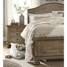 Ashley Furniture Black Queen Bedroom Set Trishley Queen Bed Frame Ashley Furniture Master Bedroom Furniture Bedroom Furniture Sets Light Brown Bedrooms