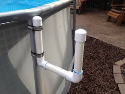 This rectangular cover is 18 x 40 ft., and it appears that you can trim it easily enough. Pvc Pipe Pool Cover Holder Novocom Top