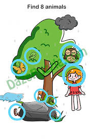 Bagi yan penasaran denga kunci jawaban brain out, yuk simak berikut di bawah ini. Brain Out Level 29 Updated Find 8 Animals Answer Daze Puzzle