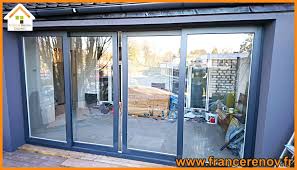 Creation D Une Extension Sur Une Terrasse A Marcq En Baroeul Baie Vitree Pvc Extension Maison Agrandissement Maison