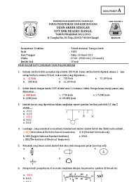 Maybe you would like to learn more about one of these? Soal Uas Smk Listrik