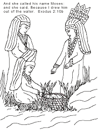 Download this adorable dog printable to delight your child. Baby Moses Coloring Page Coloring Home