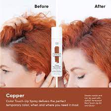 Amazon Com Dphue Color Touch Up Spray Copper 2 5 Oz Root Cover Up Spray With Dual Action Nozzle For Precise Root Touch Up Fast Total Hair Cover Gluten Free Vegan Beauty