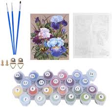 Check spelling or type a new query. Buy Kimily Flower Diy Paint By Numbers For Adults Kids Purple Iris Paint By Numbers Diy Painting Iris Flowers Acrylic Paint By Numbers Painting Kit Home Wall Living Room Bedroom Decor Purple