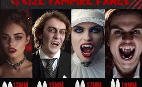 Amazon.com: BestLink 4 Pairs Vampire Teeth, 4 Sizes Halloween Vampire Fangs  Costume, Fake Fangs Kits with Enhanced Adhesive for Cosplay Dress Up ...