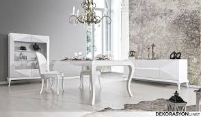 Bir adım daha yaklaşın ve evinizde mükemmelliği yaşayın. Sahane Beyaz Yemek Odasi Takimlari Ev Dekorasyonu