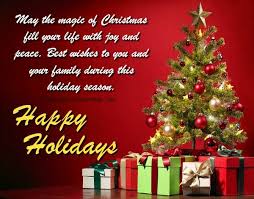 Happy Holiday Wishes Greetings And Messages 365greetings Com Christmas Slogans Merry Christmas Message Christmas Card Sayings