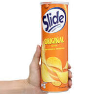 Khoai tây lát Slide Potato Original vị tự nhiên 150g/ lon