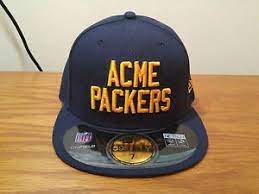 New Era 59fifty Green Bay Acme Packers Throwback Retro Hat Cap 7 Fitted Football Accesorios