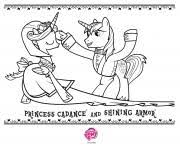 Coloriage My Little Pony Dessin My Little Pony Sur Coloriage Info Elle complémente sa sµur, la princesse celestia. coloriage my little pony dessin my