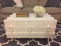 A trunk coffee table is an essential piece of furniture for any living space. Diy Vintage Steamer Trunk Coffee Table Revival Woodworks