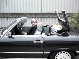 Power Operated Soft Top On Mercedes R107 280 560sl 1971 1989 Mercedes Soft Tops Power