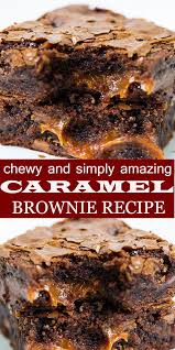 Caramel Brownie Recipe Recette Cuisine Recettes Sucrees