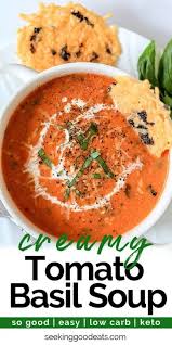 Easy Tomato And Basil Soup Instant Pot And Slow Cooker Soup Recipe Tomato Basil Soup Easy Slow Cooker Soup Creamy Tomato Soup