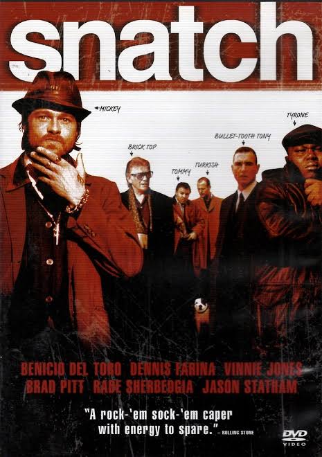 SNATCH, BRAD PITT, JASON STATHAM, VINNIE JONES, BENICIO DEL TORO, ALAN FORD  (dvd