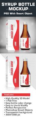Download Syrup Bottle Mockup By Jumpingideas Graphicriver