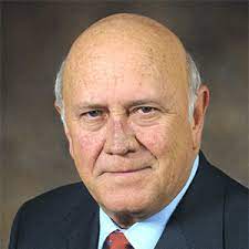 فریدریک ویلیام دی کلیرک (mzn); F W De Klerk Keynote Speaker London Speaker Bureau