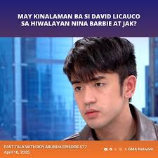 #FastTalkWithBoyAbunda #Highlights | April 16, 2025: David Licauco talks  about Barbie Forteza and Jak Roberto's break-up. Ngayong single na si  Barbie, manliligaw ba si David?, #FTBADavidLicauco ...