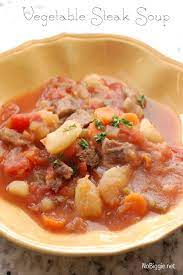 Vegetable Steak Soup Recipe Steak Soup Recipes Steak Soup Delicious Soup Recipes