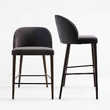And with its neutral oak finish, it blends. Bar Stools Kitchen Counter Height Stools Crate And Barrel