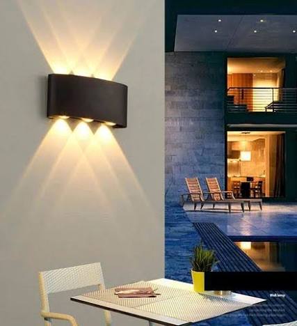 LED Wall Mounted Light, Up/Down 6watts For indoor and Outdoor Ip65