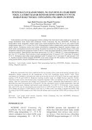 We did not find results for: Pdf Peningkatan Kadar Nikel Ni Dan Besi Fe Dari Bijih Nikel Laterit Kadar Rendah Jenis Saprolit Untuk Bahan Baku Nickel Containing Pig Iron Ncpi Npi
