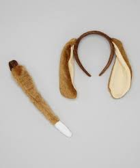 Elope Brown Puppy Dog Ear Headband Tail Zulily Dogcostumes Dog Ears Headband Dog Ear Brown Puppies