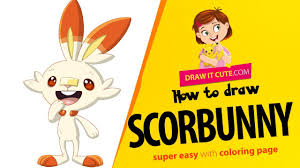 How do you close the modal window on scorbunny? How To Draw Scorbunny Pokemon Super Easy With Coloring Page Youtube