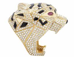 Starting at $334 /mo with affirm. Men S 14k Yellow Gold Genuine Diamond Panther Custom Pinky Ring 8 1 2 Ct