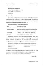 Selain mempertimbangkan nilai di ijazah ternyata penulisan surat lamaran kerja yang bagus dengan penggunaan eyd tepat dan sesuai. 10 Contoh Surat Lamaran Dan Cv Yang Simpel Dan Menarik