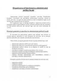 Ce permite administraţiei publice locale să funcţioneze eficient în unele. Referat Organizarea Si Functionarea Administratiei Publice Locale 384931 Graduo