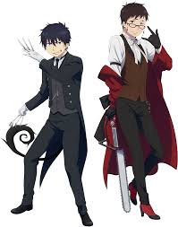 Crossover Black Buttler X Ao No Exorcistun Crossover Special Entre Black Buttler Et Ao No Exorcist A Fait Son Blue Exorcist Anime Ao No Exorcist Blue Exorcist