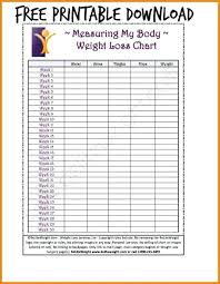 Weight Loss Log Chart Printable Weight Loss Chart Pdf