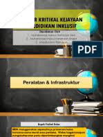 Faktor kritikal kejayaan pendidikan inklusif. Faktor Kritikal Kejayaan Pendidikan Inklusif