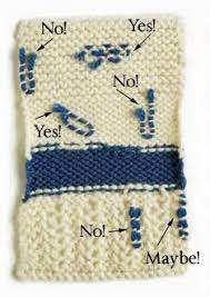 Tie color b to color a with a loose knot. Finishing Knitting Techniques Weaving In Ends Interweave Knitting Daily Knitting Instructions Knitting Tutorial