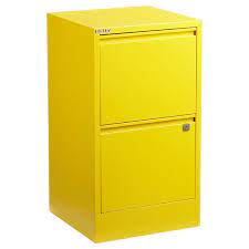 The container store group, inc. Bisley Yellow 2 3 Drawer Locking Filing Cabinets The Container Store