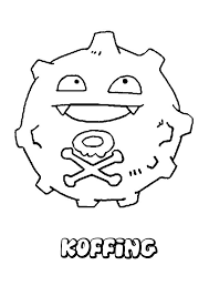 Goldeen 118 to mew 151. Koffing Pokemon Coloring Page Pokemon Coloring Pages Pokemon Coloring Pokemon Coloring Page