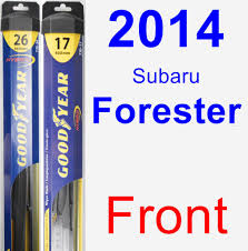 2014 Subaru Forester Wiper Blade Set Kit Front 2 Blades Hybrid