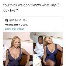 Mariah carey attends variety's 2019 power of women: Back In 2004 When Maria Carey Blurred Jay Z S Face 9gag