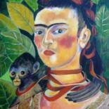 Frida Kahlo, Painting by Barbara Munch