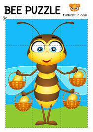 The puzzles cover every number from 1 through 12. Bee Game Free Printables 123 Kids Fun Apps