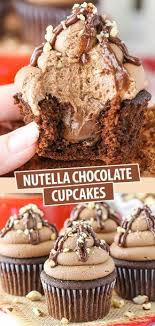 Nutella Chocolate Cupcakes Recipe Recipe Cupcake Recipes Chocolate Chocolate Nutella Nutella Recipes