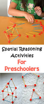Uses words to solve problems or conflicts. Spatial Reasoning Visualize Shapes Through Play