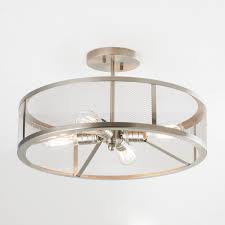 Mesh Industrial Semi Flush Mount Ceiling Light In 2021 Semi Flush Ceiling Lights Flush Mount Ceiling Lights Semi Flush Mount Lighting