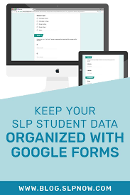 Keep Your Slp Student Data Organized With Google Forms Google Forms Speech Therapy Data Collection Sheets Student Data Organization
