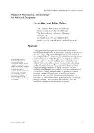 Moreover, a strong thesis statement should present a single idea you can create a thesis statement. Pdf Research Procedures Methodology For Artists Designers