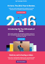 Year In Review Email Email Subject Lines Years Campaign Monitor